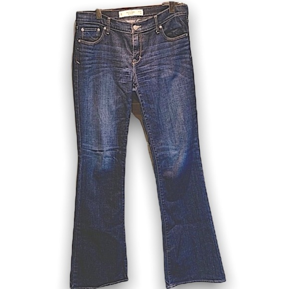 Abercrombie & Fitch Madison Jeans 8L Boot cut stretch blue pants - Picture 1 of 7